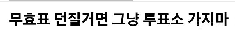 무효표 던질거면 그냥 투표소 가지마.jpg