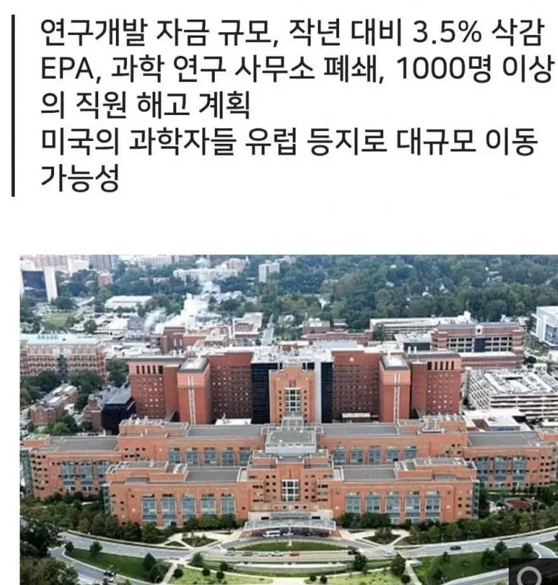 R&D 예산 대규모 삭감 | 인스티즈