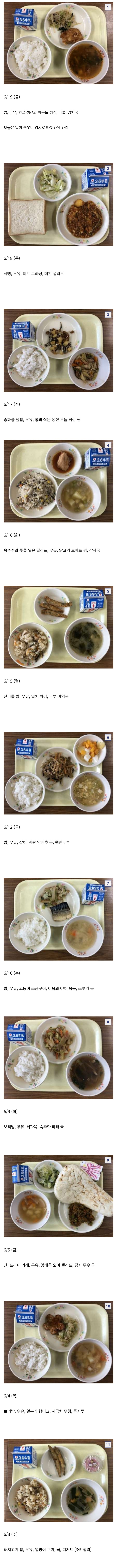 평균적이라는 일본 급식 사진 | 인스티즈