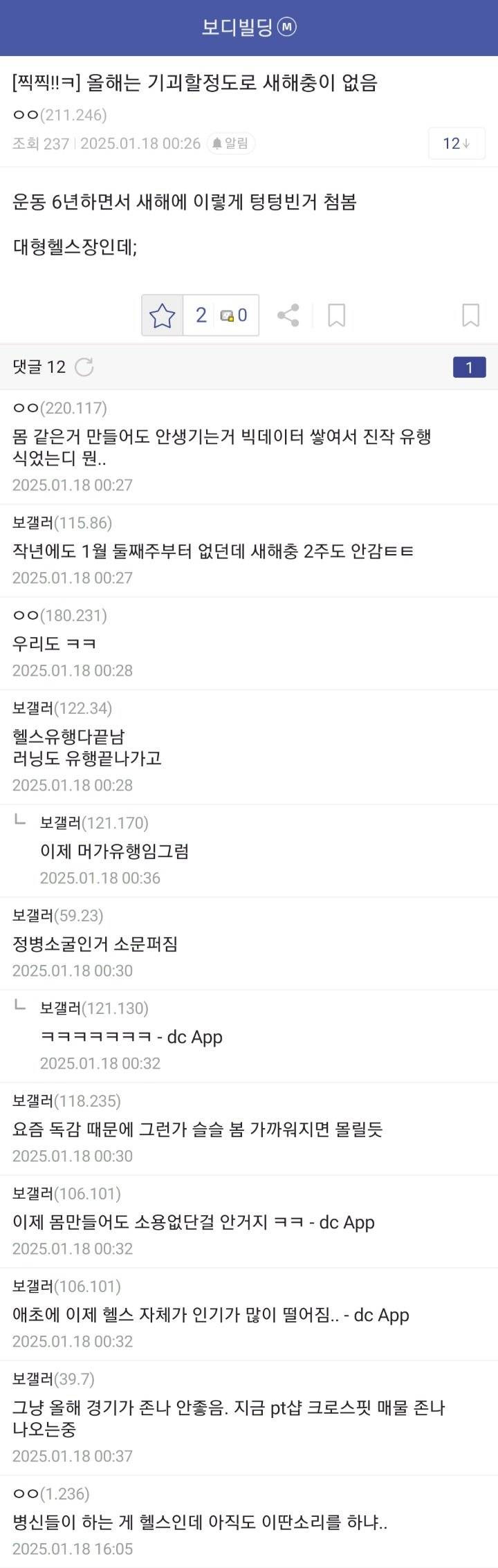 현재 비상 걸렸다는 헬스장 업계.JPG | 인스티즈