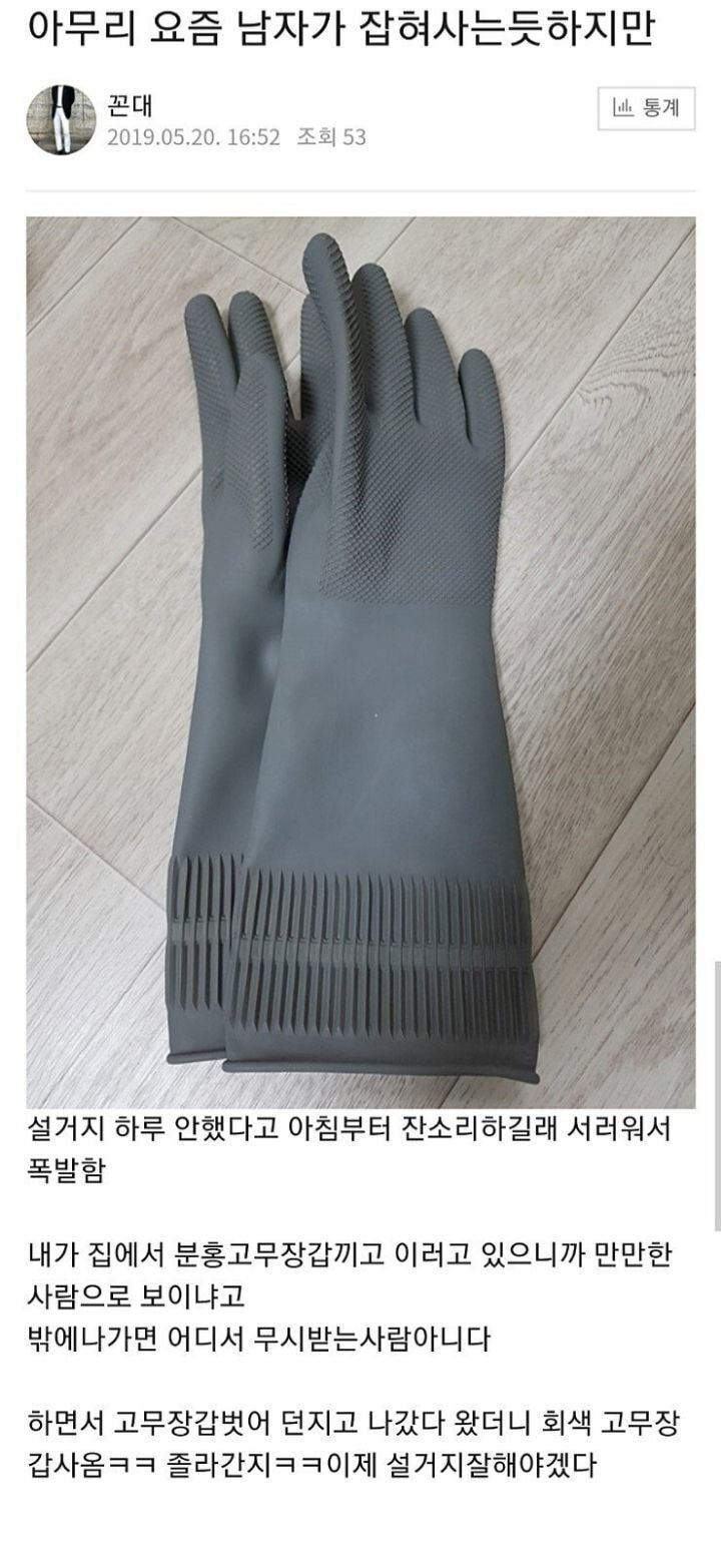 집안일하다 서러워서 폭발한 남편.jpg | 인스티즈