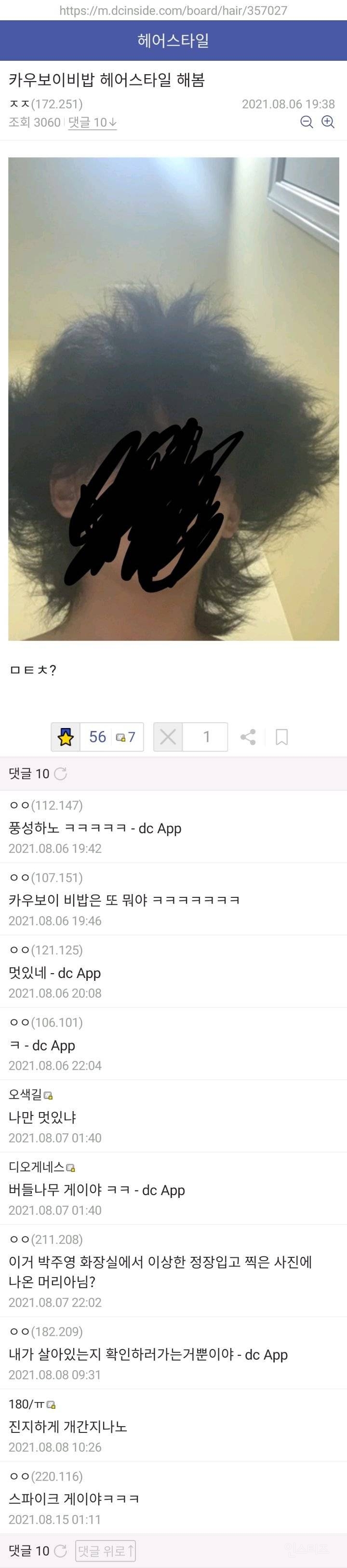 망한 머리 모음 | 인스티즈