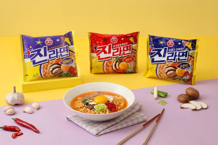 "진짜 나왔다" 오뚜기, 진라면 '약간매운맛' 한정판 출시