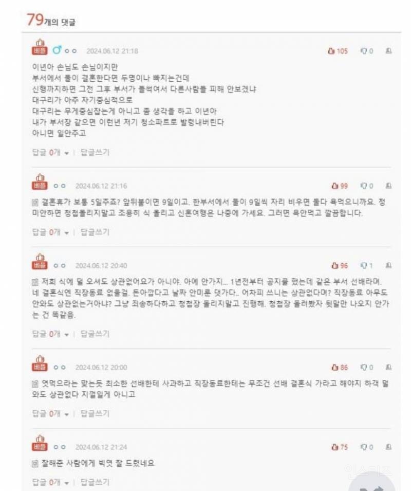결혼식 날짜 겹쳐서 손절각 재는 선배 제가 많이 잘못한건가요? | 인스티즈