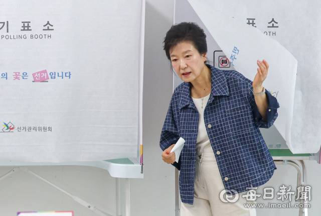 사전투표 하는 대구시민의 투표룩